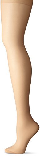 No Nonsense Women's Regular Pantyhose with Reinforced Panty and Toe, Nude