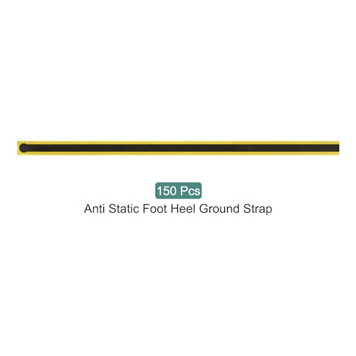 Image of MECCANIXITY 150pcs ESD Anti Static Foot Heel Ground Straps 11.8 x 0.6 Inch Disposable Adjustable for Grounding Removing Static