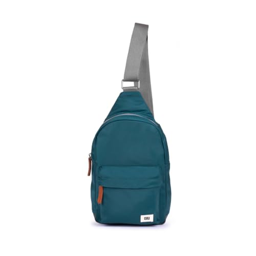 Image of ORI LONDON Crossbody Bag - Nylon Travel Sling Bag for Women & Men with Chunky Zippers - The Willesden