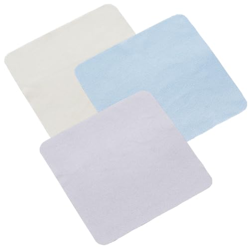 3枚セット メガネ拭き メガネクロス 眼鏡拭き 15X15cm セーム革 クリーニングクロス 液晶画面 楽器用高級クロス カメラレンズ スマホ パソコン めがね 貴金属 宝石 天然石 時計拭き取り