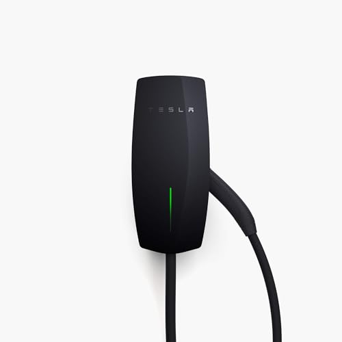 Tesla Connecteur Mural Noir borne de recharge résidentielle câble type 2 intégré