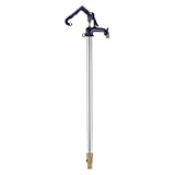 MEASUREMAN Frost-Proof Yard Hydrant, 3.25 FT Outdoor Water Faucet, 12' Bury Depth, 3/4' NPT Connection & 3/4' NH Hose Coupling, Freeze-Resistant Hydrant for Yard, Garden, Farm and Pasture Irrigation