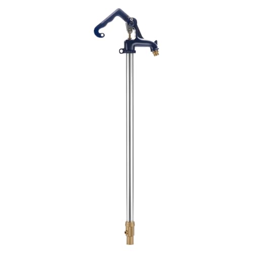 MEASUREMAN Frost-Proof Yard Hydrant 3.25 FT Outdoor Water Faucet 12 Bury Depth 3/4 NPT Connection & 3/4 NH Hose Coupling Freeze-Resistant Hydrant for Yard Garden Farm and Pasture Irrigation