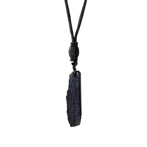 Cadena De Turmalina Negra Obsidiana,Turmalina Negra Piedra Natural,Piedra De Turmalina Auténtica,Piedras Curativas,Colgante De Piedras En Bruto,Protección Contra La Energía Negativa Obsidiana,Regalo | Ya disponible en tu tienda friki favorita! En mundofriki.es!