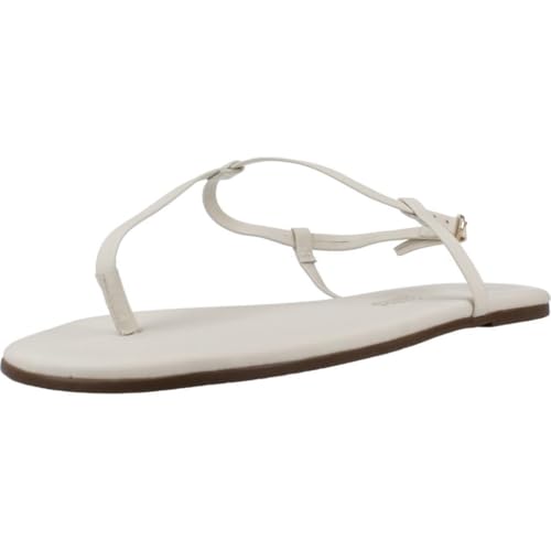 Image of TKEES Mariana Leather Sandal, 10, White