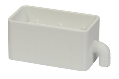 Kondenswasserabscheider Kondenswassersammler Kondensatablauf für Lüftungssystem Flachkanal 110x55mm Küche Bad WC