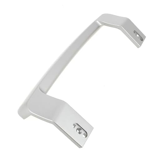 Beko 4900061200 Türgriff für Kühl-/Gefrierschrank, silberfarben