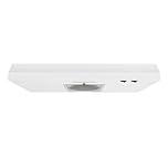 Aria 30 in. White Under Cabinet Range Hood - 210 Max Airflow CFM, 2 Fan Speed, Modern Ducted/Ductless Convertible Kitchen Vent, 1 Charcoal Filter Included with Dishwasher-Safe Aluminum Filter