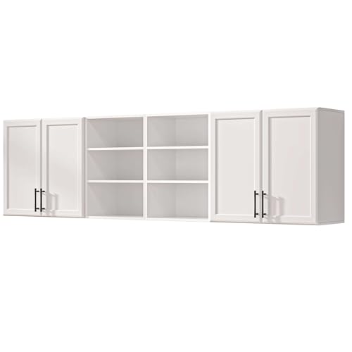 Furnaza Wall Cabinets for Laundry Room,Shaker Wall Mounted Kitchen Cabinets