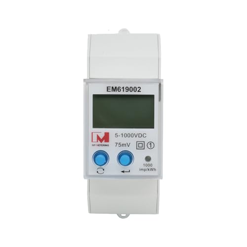 Compteur d'électricité monophasé 2000 A 1000 VDC rail DIN Ivy
