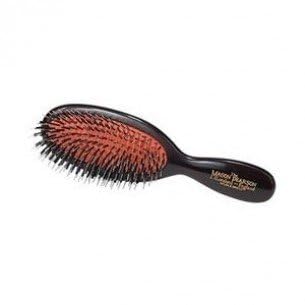 Mason Pearson Haarbürste Pocket Bristle B4 mit reinen Wildschweinborsten, 10-reihig, 1 Stück (1er Pack)