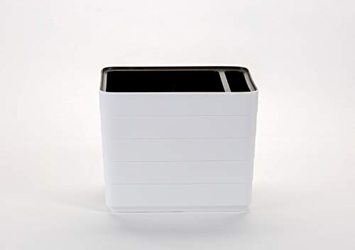 Plastia Selbstbewässerndes Pflanzgefäß, 30cm weiß