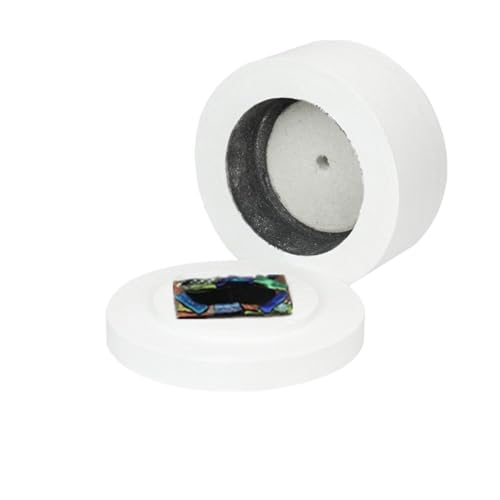 Horno de microondas para fusión de vidrio, horno pequeño para derretir herramienta de joyería, molde de suministros de horno de fusión para microondas uso doméstico