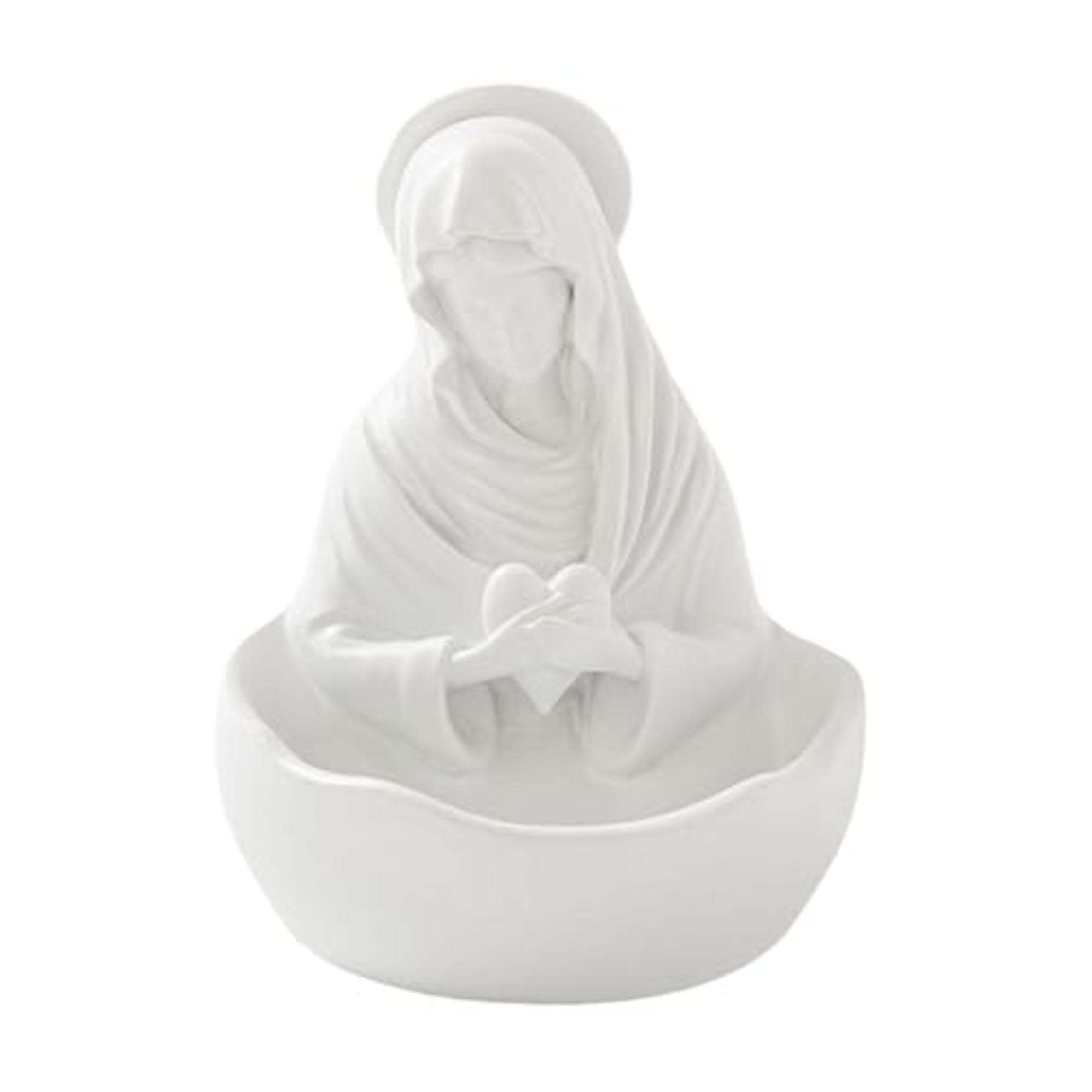 Virgin Mary Statue Key Bowl, Creative Decorative Tray