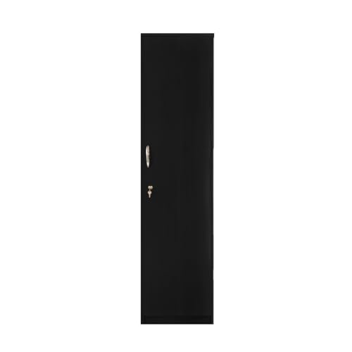 Image of Amazon Brand - Solimo Optima Engineered Wood 6ft 1 Door Wardrobe for Clothes with Drawer| Storage Organizer | Storage Cabinet | Multipurpose Almirah for Bedroom - Wenge, 6ft