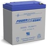 Technical Precision Replacement for Light Alarms 1PG2X5E Emergency Lighting 8.2AH AGM with F1 TERMINALS Battery