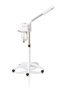 Xanitalia Vaporisateur Visage Professionnel Blanc en Verre à Ozone 800 W Nettoyage en Profondeur et Amélioration de la Circulation