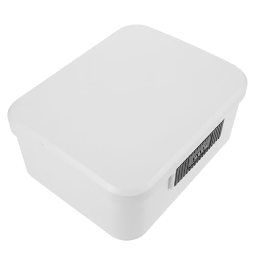 NUOBESTY Caja Cuadro de contraseña de almacenamiento juguete estaño cierre secreto cerradura de puerta portátil gabinete de almacenamiento aire libre bloqueable baul almacenaje AbS