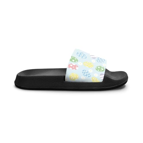 Image of Boy & Girls Slide Sandals Kids Shower Shoes Non Slip Summer Slippers Beach Sandals