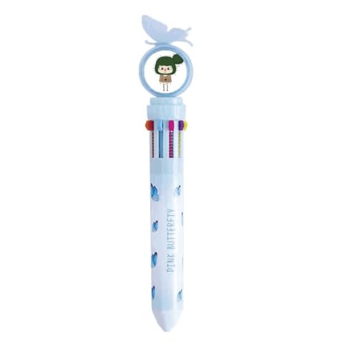 Stylo à bille rétractable multicolore Cactus Green Sand Water Dangerous UU pour école