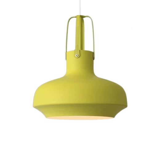 Lámpara colgante de cocina en metal amarillo nórdico