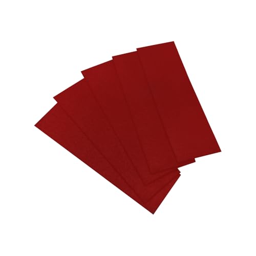 Image of Dental Articulating Paper Strips, YOUYA DENTAL 300 SheetsThin Test Papers Articulating Paper & Film for Accurate Occlusal Bite Adjustment Testing, Dental Restoration Oral Care Supplies -55x18mm(red)