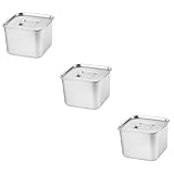 Cabilock 3 Pièces Boîte d'assaisonnement en acier inoxydable épices coffret recipient s...