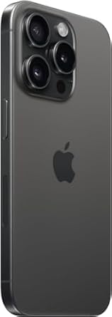 Apple iPhone 15 Pro, US Version, 128GB, Black Titanium for Boost Mobile (Renewed Premium)