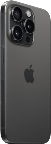 Apple iPhone 15 Pro, US Version, 128GB, Black Titanium for Boost Mobile (Renewed Premium)