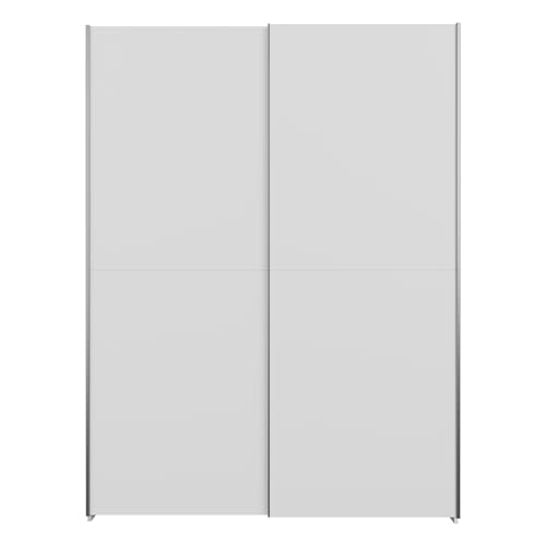 Forte Home Nook Armadio 150 Moderno Con 2 Ante, Camera Da Letto, Legno Bianco, 150,1 Cm Di Larghezza X 210 Cm Di Altezza X 39,1 Cm Di Profondità - 4