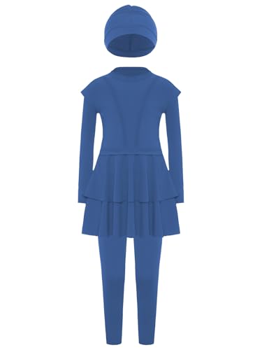 Choomomo Girls Rash Guard Set 3-Pieces Swimwear UPF 50+ Swimsuit for Surfing Bathing Suit4