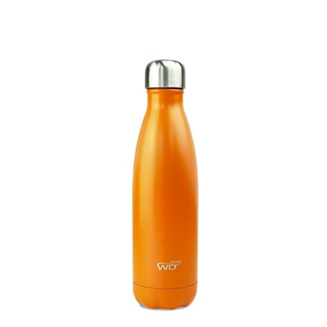 Stainless Steel Water Bottle -17 Fl Oz - Double Wall Vacuum Insulated Containers - Keeps Drinks Cold for 24 Hours and Hot for 12 - Leak Proof - BPA Free (Banana)