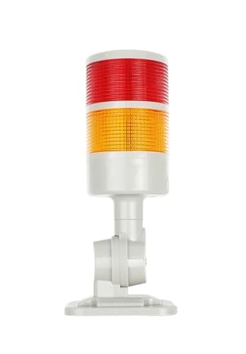 Luz giratoria de 2 capas 180 CS2-12-24V-R-Y para sistemas eléctricos de 110V y 12V
