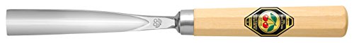 KIRSCHEN Werkzeuge 3140004 | Bildhauerbeitel mit Heft, Stich 39, gebogen, 4mm