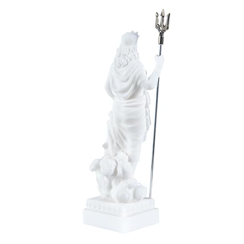 Estatua de Poseidón Dios Griego del Mar 7 Pulgadas miniatura 4