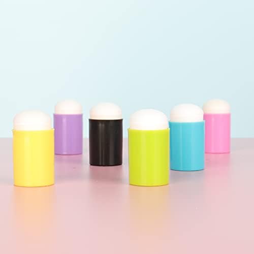 Coopay Sponge Daubers for Stencilling 6 Pack, Finger Sponge Daubers, Little Foam Daubers for Blending Inks and Pigment, Small Stencil Daubers for Card-Making, Stamping Craft and Ink Project