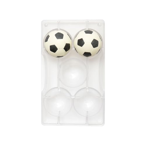 0050104 DECORA MOLDE DE POLICARBONATO BALÓN DE FÚTBOL Ø 52 MM 200 X 120 X 22 MM