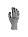 Firm Grip Nitrile Coated Tough Working Gloves: Black, Large Size (10 Pairs)