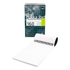 Pukka Recycled Shorthand Notebook Reporter Pad 160 page Pack of 3