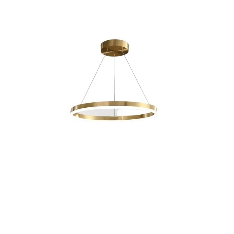 Lustre LED de luxe nordique pour chambre loft et éclairage suspension cuisine noir
