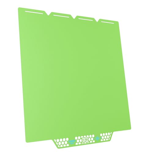 BIQU CryoGrip Pro Glacier-Green Panda Build Plate, Double Sided Spring Steel Sheet for Snap-maker U1 3D Printers, Upgrade Build Plate, Firm Adhesion, 276x304.5mm