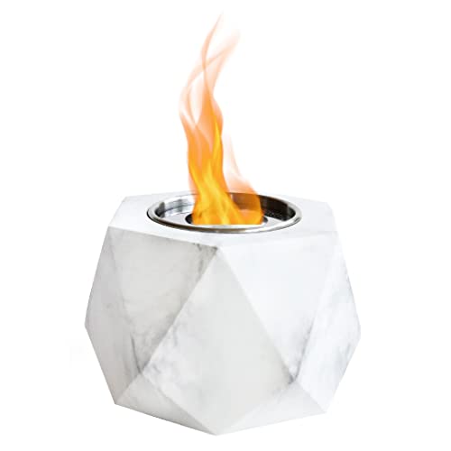 Kate's Home Portable Tabletop Fire Pit | Concrete Bowl Fireplace For Outside And Inside Rubbing Alcohol Mini Solo Bonfire Burning Pot Personal Smores Maker Stone Decor Patio, Balcony (Fb101) #TOP4