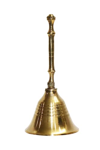 BRACOP® Cloche d'église, Cloche d'entrée Maison, décoration d'arbre de Noël, Figurines en métal, 1 pièce, Cloche d'appel, Cloche à Main Antique, Cloche d'église, Cloches de traîneau
