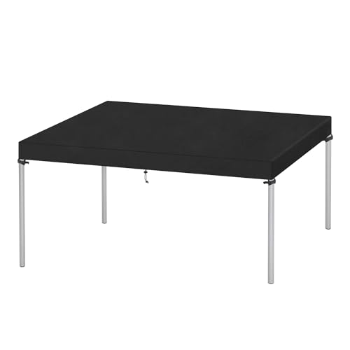 VANSHEIM Funda Mesa Plegable Cubre Mesa Exterior Impermeable Funda Exterior Muebles Jardin Fundas Muebles Exterior Resistente al Viento Anti-UV 420D Tela Oxford 190x90x15cm