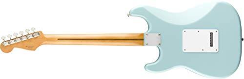 Fender Vintera Stratocaster Années 50 Modified Touche en érable Bleu Daphne - Les Beatles, Paul McCartney, John Lennon, RIngo Starr, George Harrison Fender Vintera Stratocaster Années 50 Modified Touche en érable Bleu Daphne – Image 3