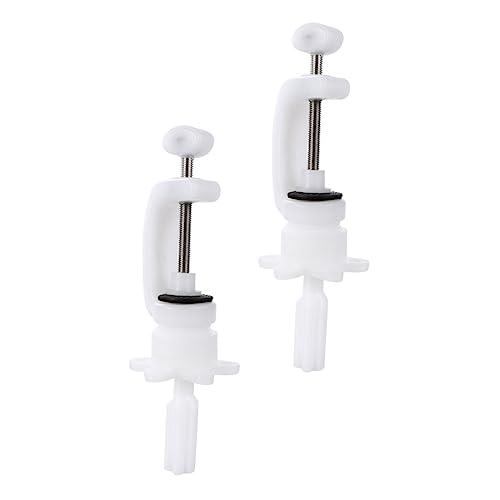 OUNONA 2Pcs Adjustable Wig Holder Mannequin Head Stand Lightweight and Durable Cosmetology Display Clamp for Hair Styling for Practice and Hat Display