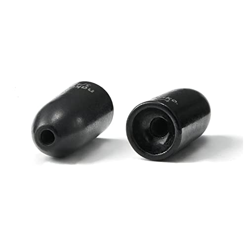 Nako.1/16 Oz 10 Pack Tungsten Worm Weights, Fishing Bullet Weights, Fishing Sinkers Bundle Kit For Texas Rig And Carolina Rig, No Chip Black #TOP2