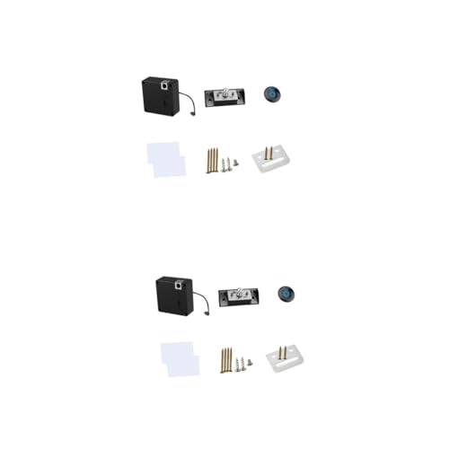 Lot de 2 serrures électroniques invisibles pour tiroir et armoire - 2