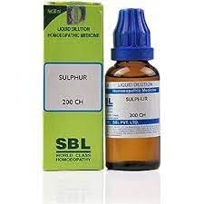 SBL Sulphur Dilution 200 CH 30ml (pack of 2) (B0CP44F341) Amazon Price History, Amazon Price Tracker
