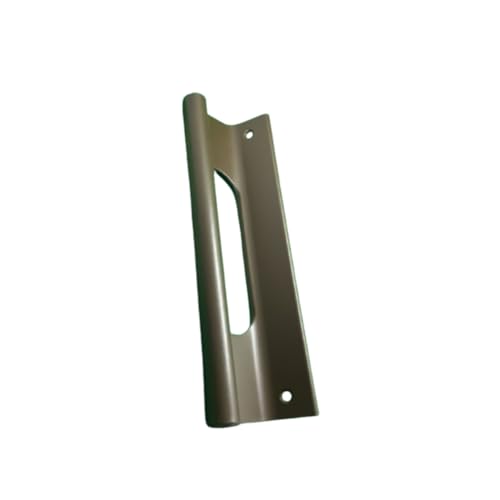 Puxador Aluminio Buzio Porta Portao 200mm Correr Abrir Bronze